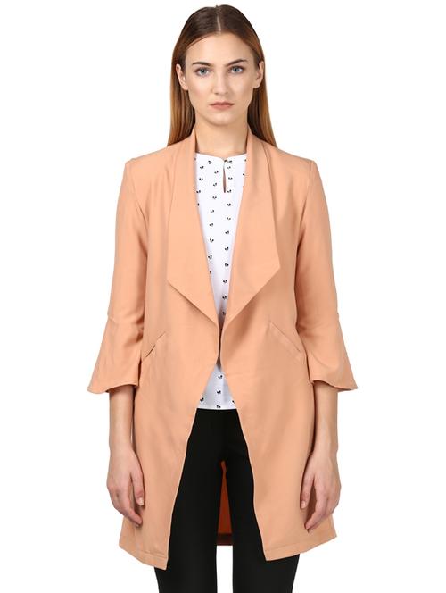 lapel neck pea jacket - 17793470 - Very Small Image - 1