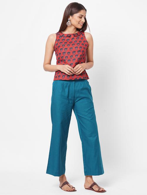 printed top pant set - 17793493 - Very Small Image - 1