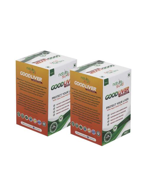 pack of 2 nature sure good liver capsules with milk thistle - 17794109 - Very Small Image - 1