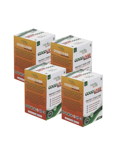 pack of 4 nature sure good liver capsules with milk thistle - 17794111 - Very Small Image - 1