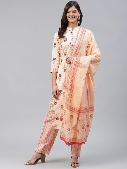 printed kurta pant set - 17794561 - Very Small Image - 1