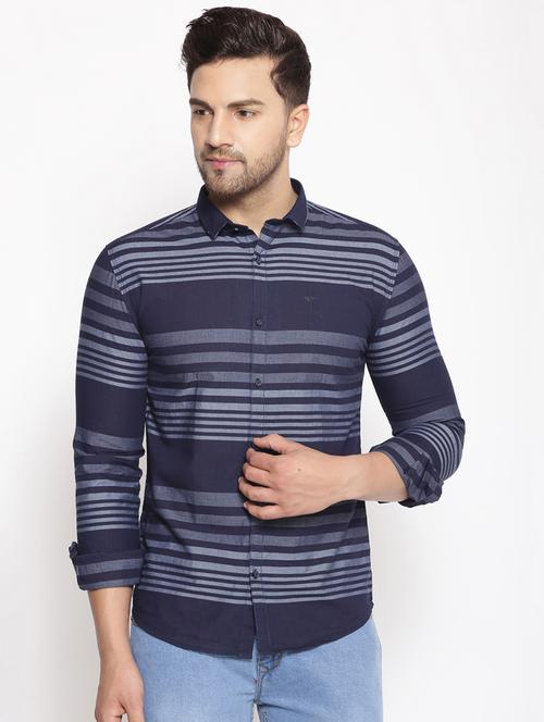 mens stripes casual shirt - 17795956 - Very Small Image - 1