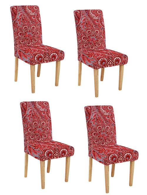 cortina spandex elastic chair cover stretch removable washable (4 pc) - 17796330 - Very Small Image - 1