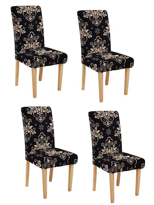 cortina spandex elastic chair cover stretch removable washable (4 pc) - 17796342 - Very Small Image - 1