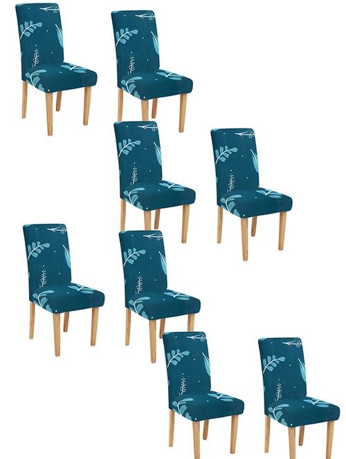 cortina spandex elastic chair cover stretch removable washable (8 pc) - 17796348 - Very Small Image - 1
