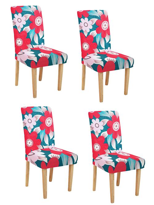 cortina spandex elastic chair cover stretch removable washable (4 pc) - 17796350 - Very Small Image - 1