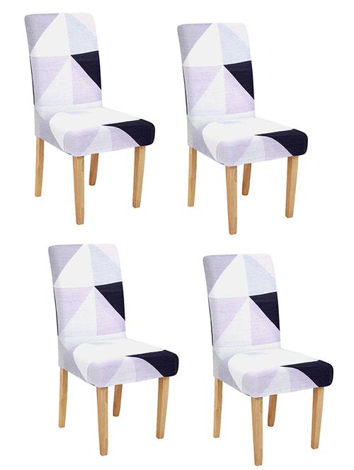 cortina spandex elastic chair cover stretch removable washable (4 pc) - 17796362 - Very Small Image - 1
