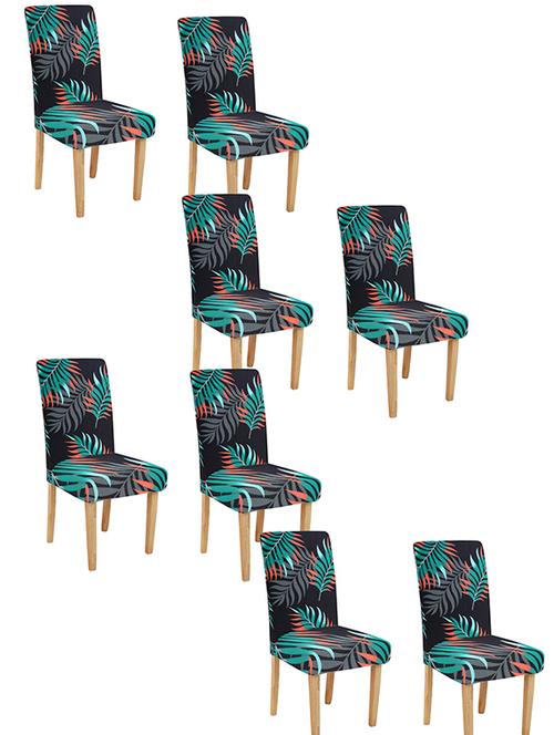 cortina spandex elastic chair cover stretch removable washable (8 pc) - 17796368 - Very Small Image - 1