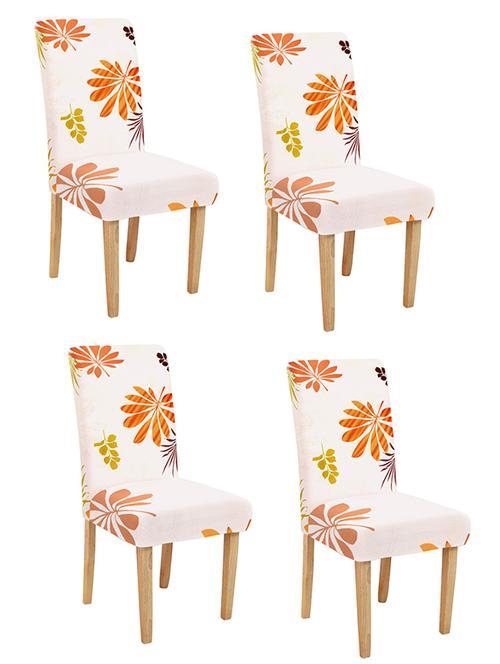 cortina spandex elastic chair cover stretch removable washable (4 pc) - 17796382 - Very Small Image - 1