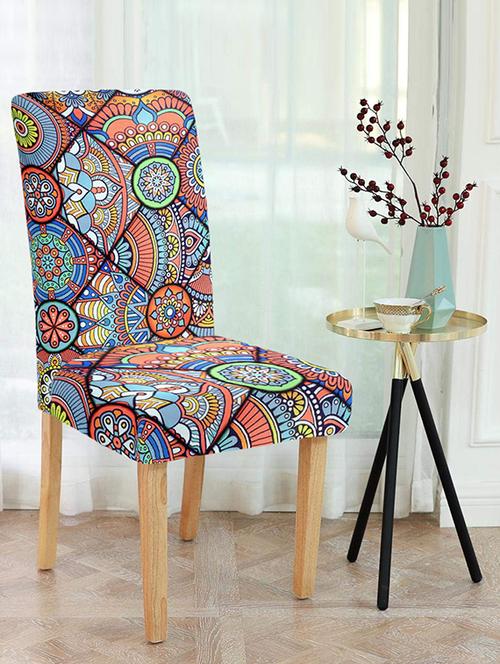 cortina spandex elastic chair cover stretch removable washable (1 pc) - 17796393 - Very Small Image - 1