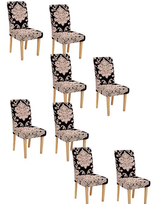 cortina spandex elastic chair cover stretch removable washable (8 pc) - 17796400 - Very Small Image - 1