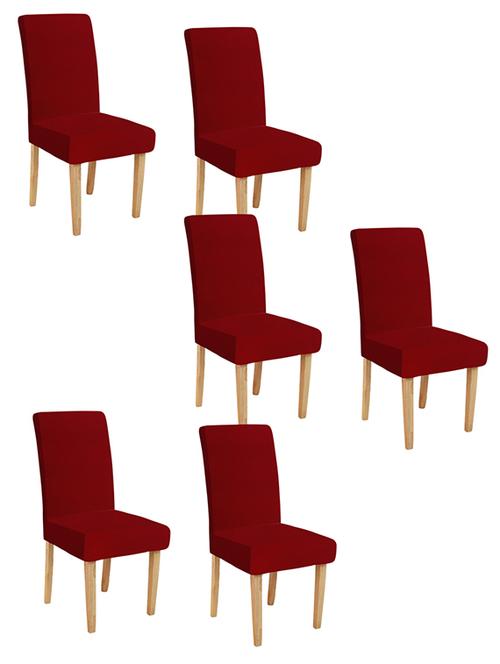 cortina spandex elastic chair cover stretch removable washable (4 pc) - 17796418 - Very Small Image - 1