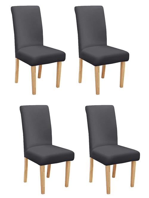 cortina spandex elastic chair cover stretch removable washable (4 pc) - 17796438 - Very Small Image - 1