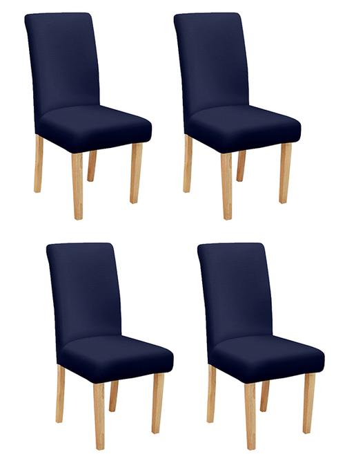 cortina spandex elastic chair cover stretch removable washable (4 pc) - 17796442 - Very Small Image - 1