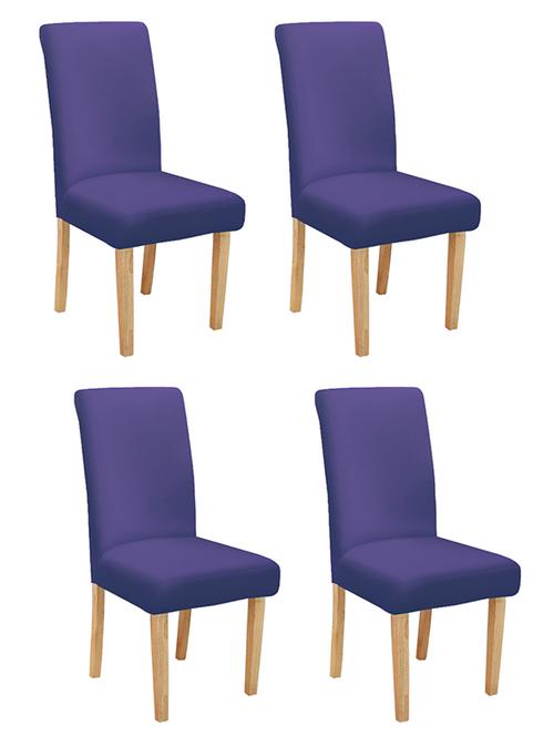 cortina spandex elastic chair cover stretch removable washable (4 pc) - 17796458 - Very Small Image - 1