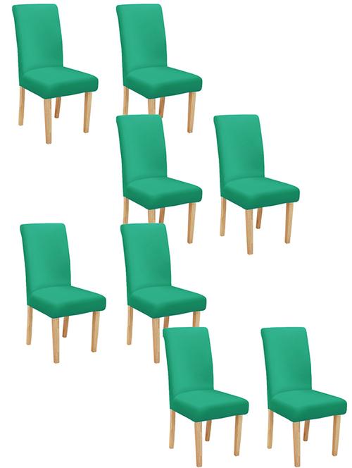 cortina spandex elastic chair cover stretch removable washable (8 pc) - 17796464 - Very Small Image - 1
