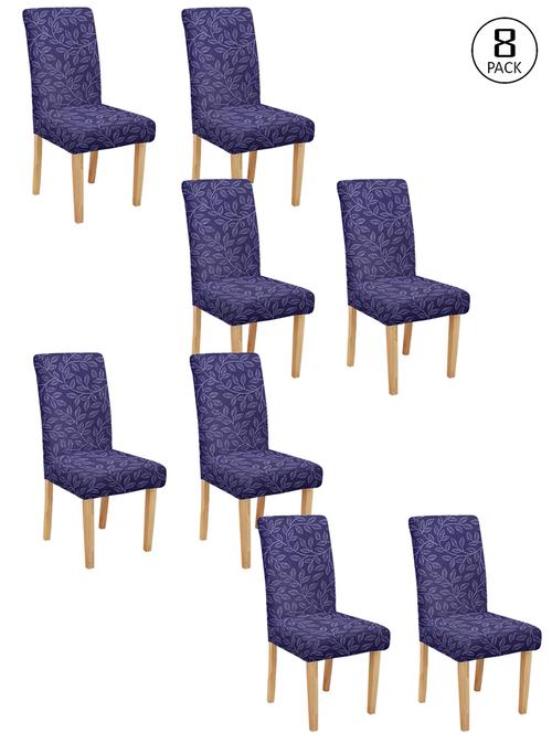 cortina spandex elastic chair cover stretch removable washable (8 pc) - 17796492 - Very Small Image - 1