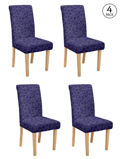 cortina spandex elastic chair cover stretch removable washable (4 pc) - 17796498 - Very Small Image - 1