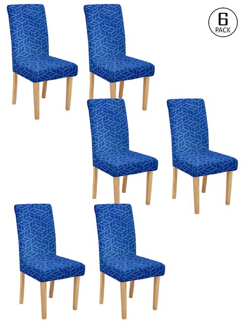cortina spandex elastic chair cover stretch removable washable (6 pc) - 17796539 - Very Small Image - 1