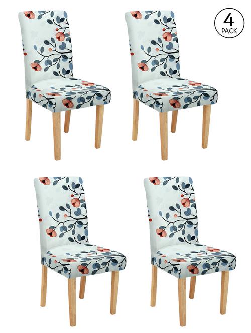 cortina spandex elastic chair cover stretch removable washable (4 pc) - 17796550 - Very Small Image - 1