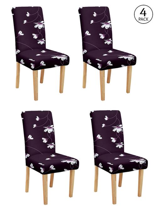 cortina spandex elastic chair cover stretch removable washable (4 pc) - 17796562 - Very Small Image - 1
