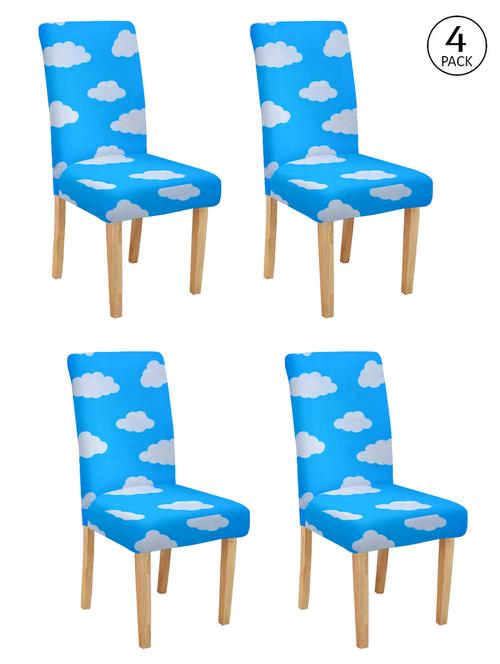 cortina spandex elastic chair cover stretch removable washable (4 pc) - 17796602 - Very Small Image - 1