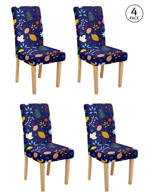 cortina spandex elastic chair cover stretch removable washable (4 pc) - 17796618 - Very Small Image - 1