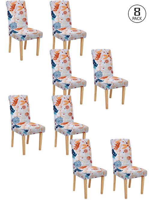 cortina spandex elastic chair cover stretch removable washable (8 pc) - 17796644 - Very Small Image - 1