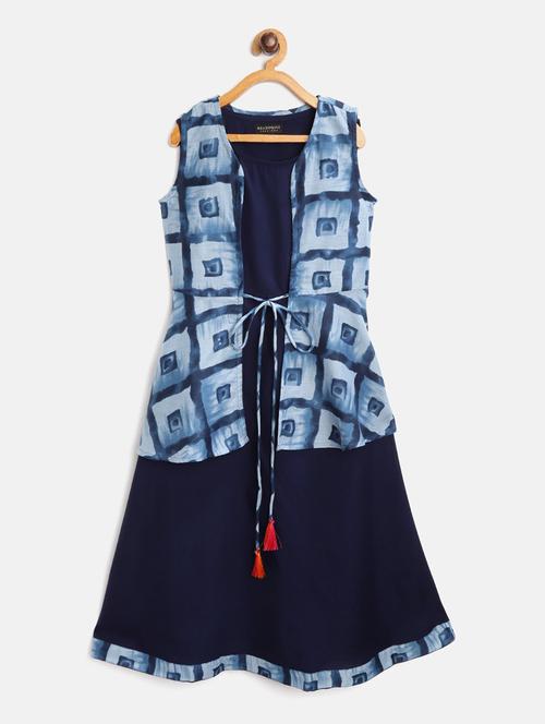 blue rayon suit set - 17796702 - Very Small Image - 1