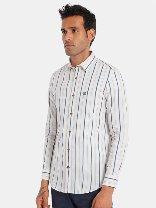 mens stripes casual shirt - 17797761 - Very Small Image - 1