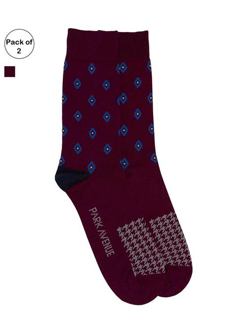 red cotton above ankle length sock - 17798373 - Very Small Image - 1