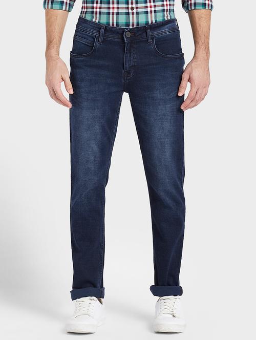 blue plain denim jeans - 17799612 - Very Small Image - 1