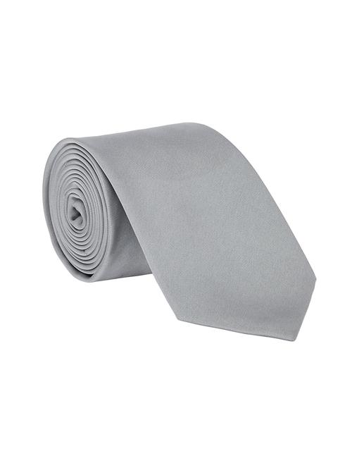 grey polyester tie - 17799623 - Very Small Image - 1