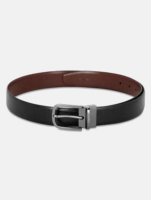 black colored leather belt - 17799751 - Very Small Image - 1