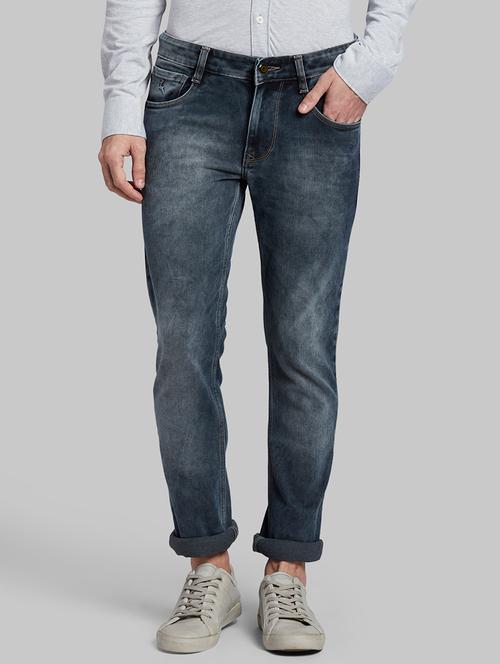 dark blue heavy washed denim jean - 17799819 - Very Small Image - 1