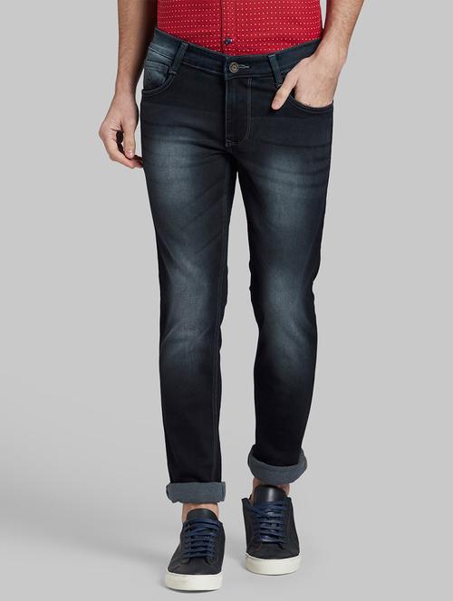 dark blue light washed denim jean - 17799821 - Very Small Image - 1