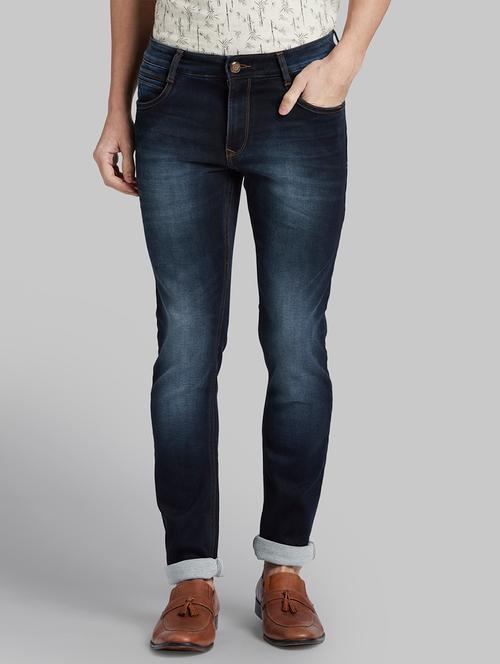 dark blue light washed denim jean - 17799914 - Very Small Image - 1