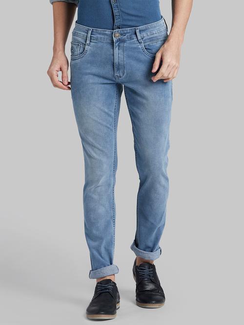 light blue light washed denim jean - 17799924 - Very Small Image - 1