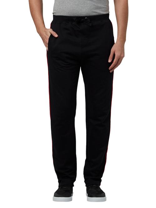 black side striped full length track pant - 17800144 - Very Small Image - 1