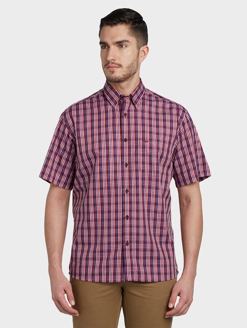 red checkered casual shirt - 17801037 - Very Small Image - 1