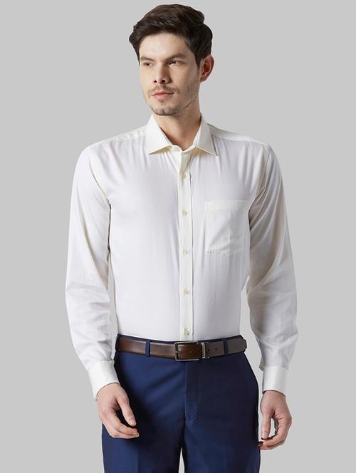 yellow solid formal shirt - 17801166 - Very Small Image - 1