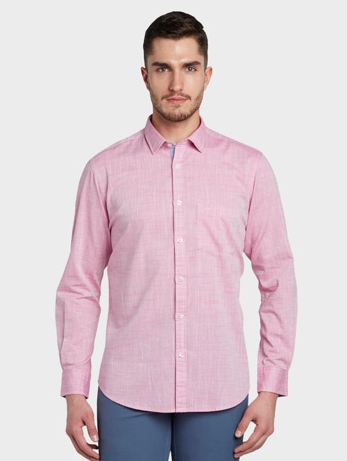 pink self design casual shirt - 17801379 - Very Small Image - 1