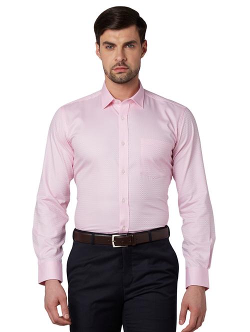 pink solid formal shirt - 17801387 - Very Small Image - 1