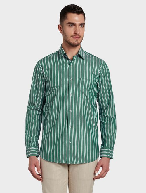 green striped casual shirt - 17801467 - Very Small Image - 1