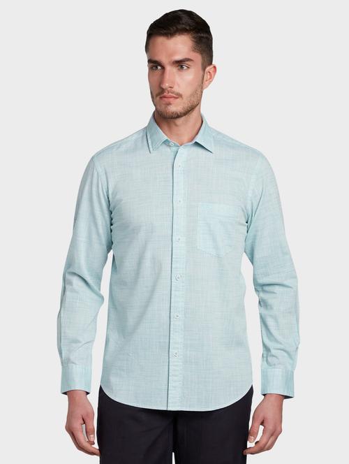 green striped casual shirt - 17801488 - Very Small Image - 1