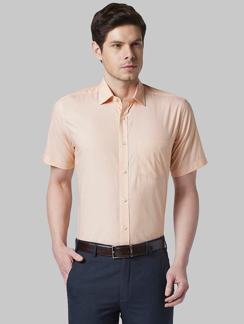 yellow solid formal shirt - 17801499 - Very Small Image - 1