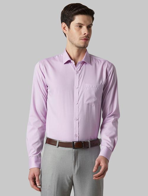 purple self design formal shirt - 17801832 - Very Small Image - 1