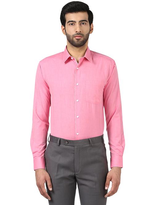 red solid formal shirt - 17802312 - Very Small Image - 1