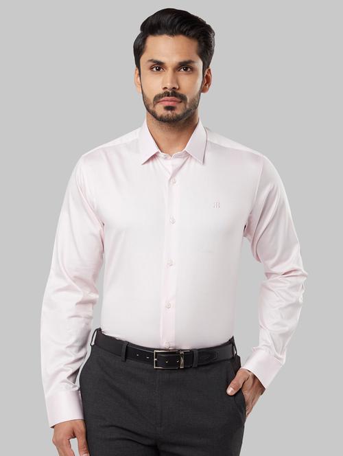 pink solid casual shirt - 17802700 - Very Small Image - 1