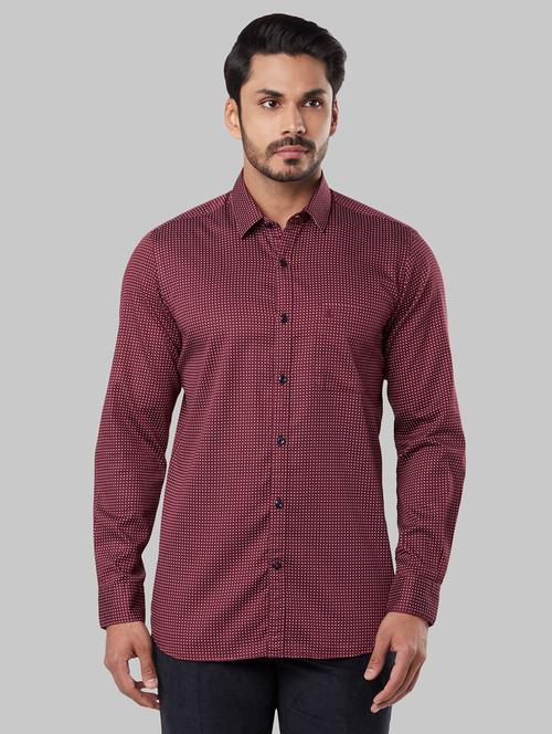 red printed casual shirt - 17802739 - Very Small Image - 1